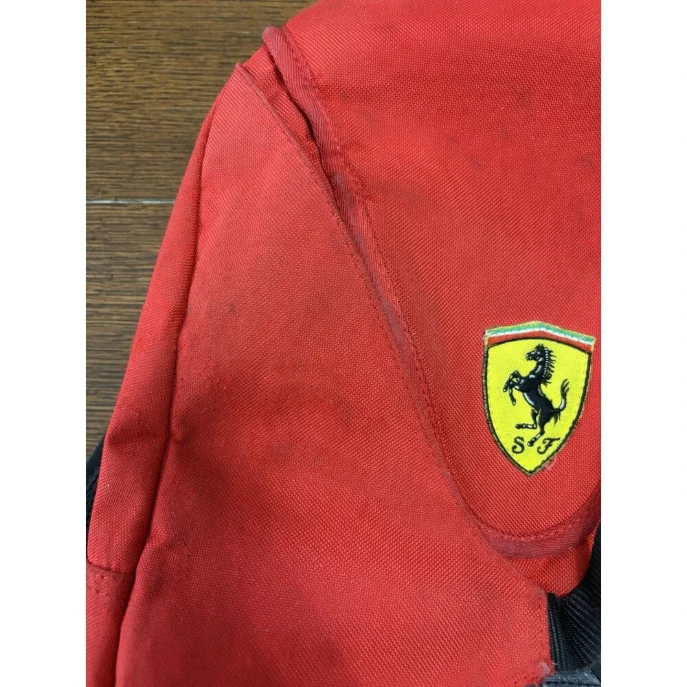 Ferrari x PUMA Scuderia Formula 1 Red Backpack Laptop Bag Racing Bag